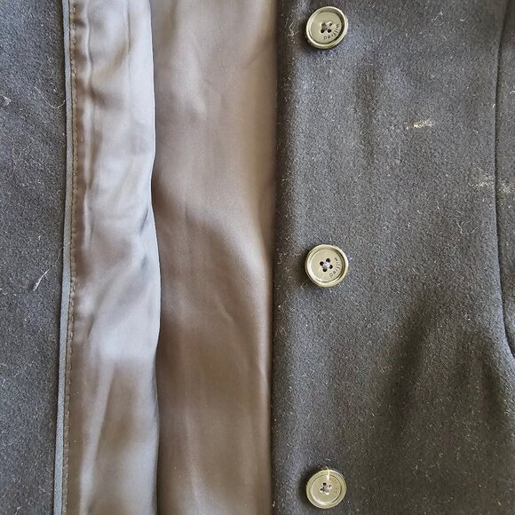 Aritzia Wilfred Cocoon Wool Coat - 2018 - Dark Charcoal - Sz XS - Picture 4 of 16